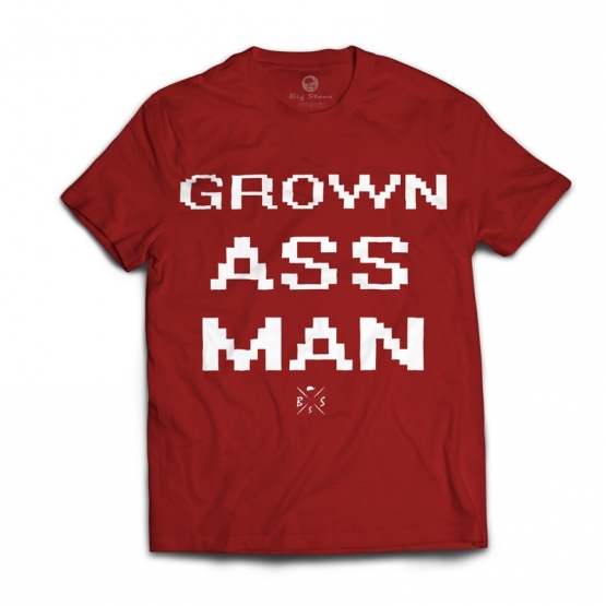 tricou-rosu-grown-ass-man-bigstone